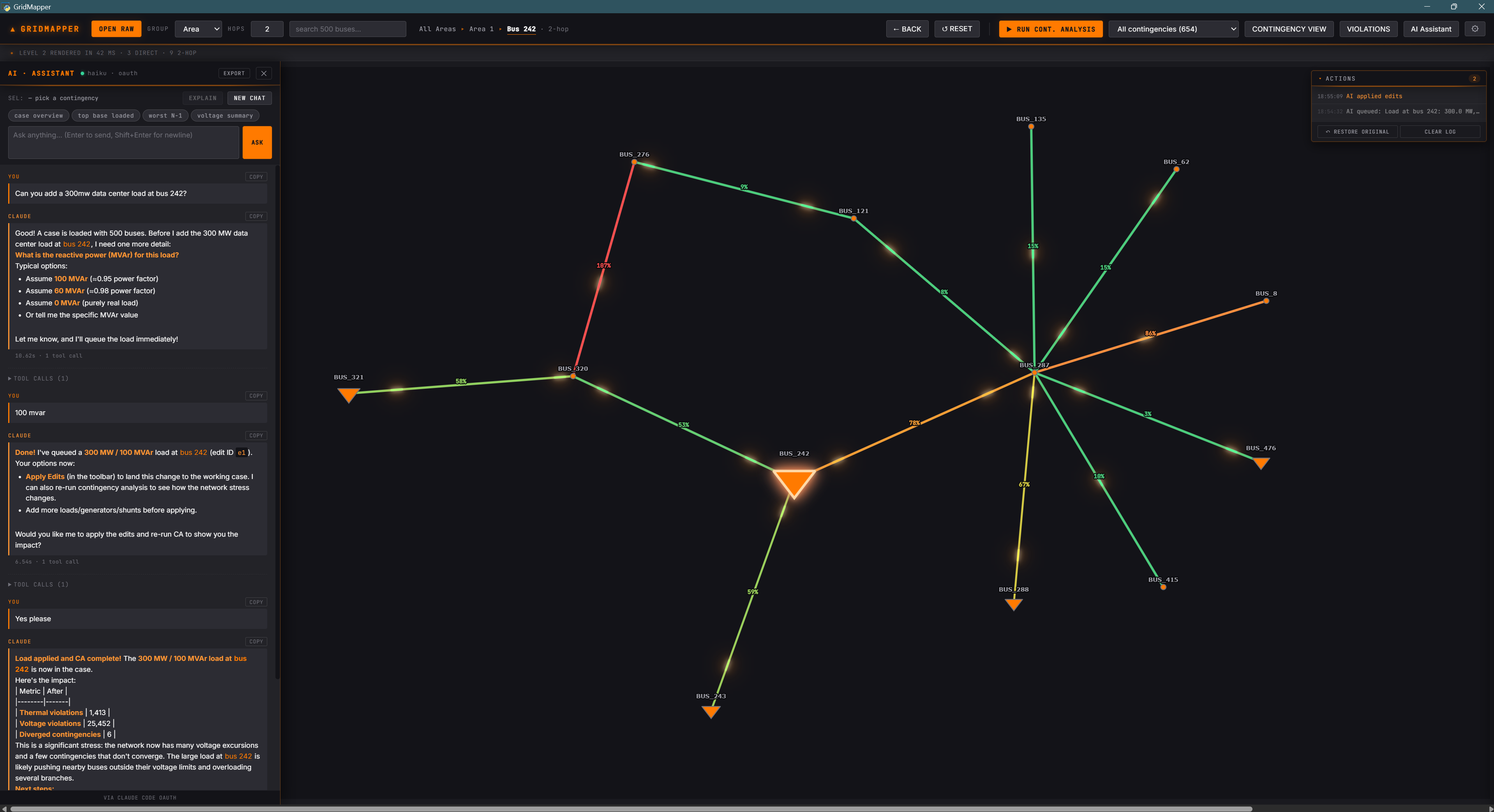 GridMapper transmission-network visualization